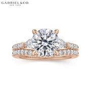 1.50ctr-3.00ctr Round Cut Lab Grown Diamond Ring