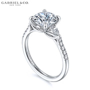 1.50ctr-3.00ctr Round Cut Lab Grown Diamond Ring