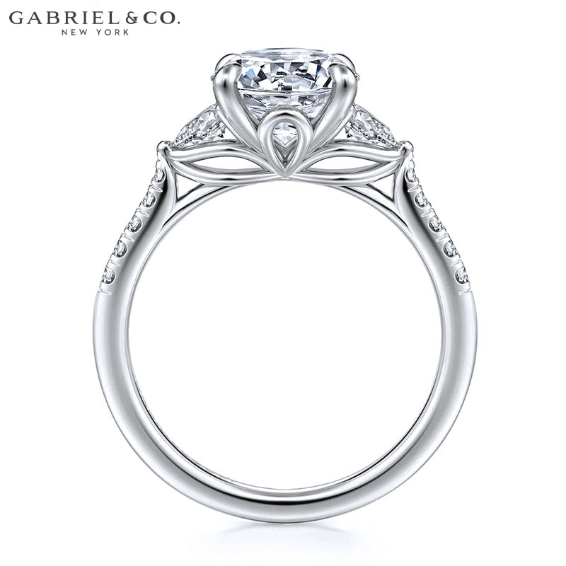 1.00ctr-2.00ctr Round Cut Natural Diamond Ring