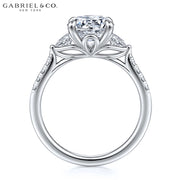 1.50ctr-3.00ctr Round Cut Lab Grown Diamond Ring