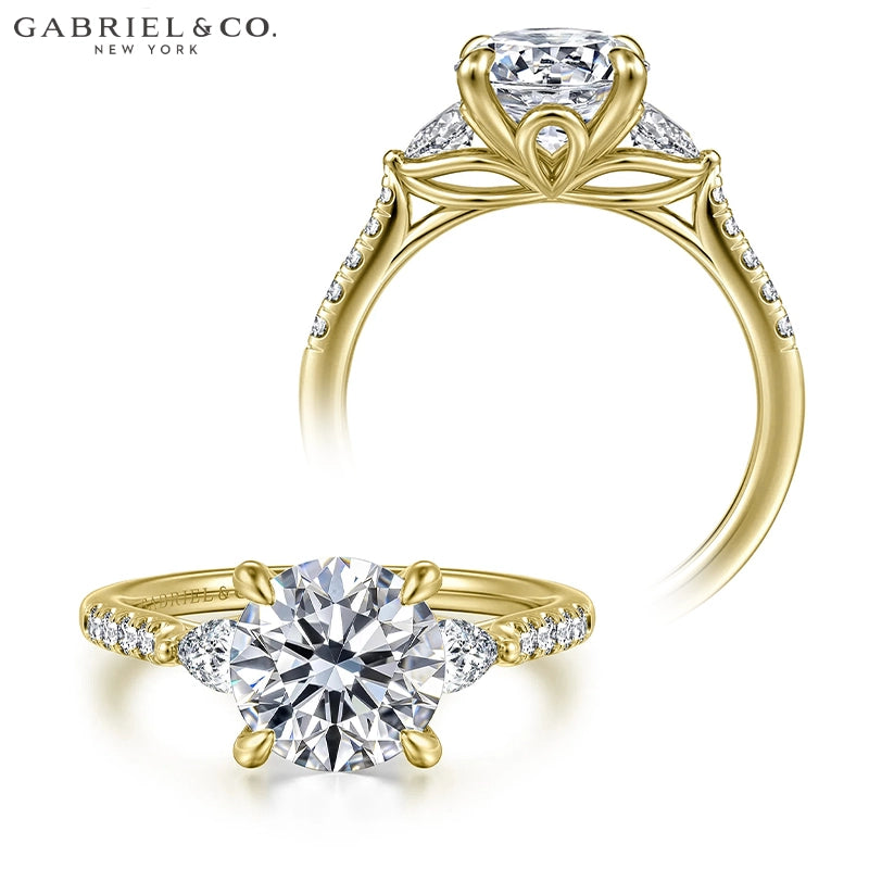 1.00ctr-2.00ctr Round Cut Natural Diamond Ring Tailor Made