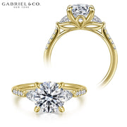 1.50ctr-3.00ctr Round Cut Lab Grown Diamond Ring