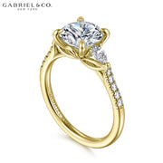 1.50ctr-3.00ctr Round Cut Lab Grown Diamond Ring