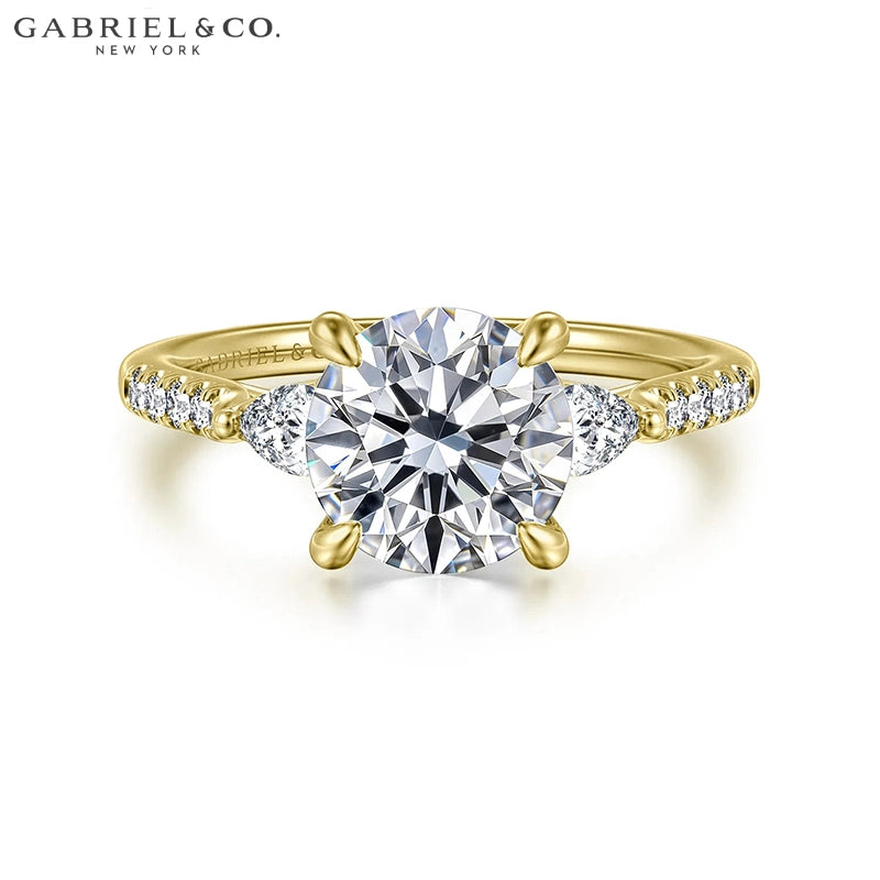 1.00ctr-2.00ctr Round Cut Natural Diamond Ring