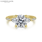1.50ctr-3.00ctr Round Cut Lab Grown Diamond Ring