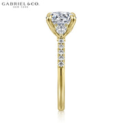 1.50ctr-3.00ctr Round Cut Lab Grown Diamond Ring