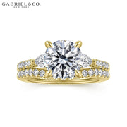 1.50ctr-3.00ctr Round Cut Lab Grown Diamond Ring