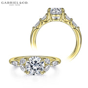 1.50ctr-3.00ctr Round Cut Lab Grown Diamond Ring