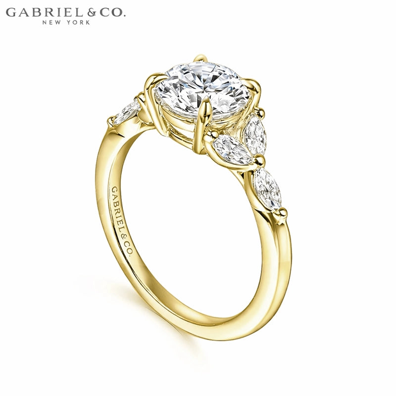 1.25ctr-2.00ctr Round Cut Natural Diamond Ring