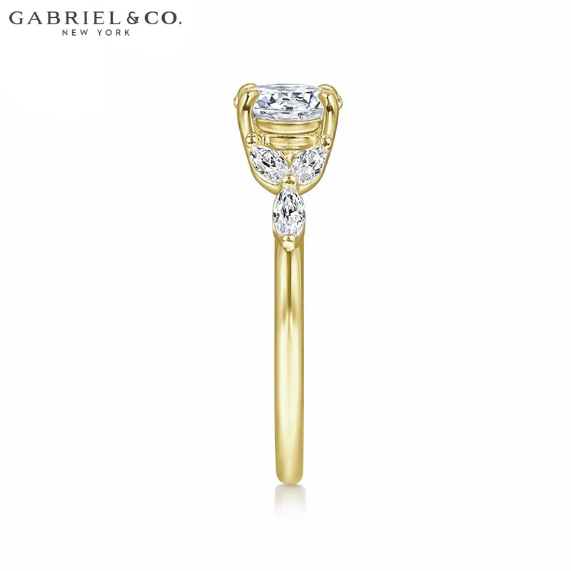 1.25ctr-2.00ctr Round Cut Natural Diamond Ring