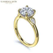 1.25ctr-2.00ctr Round Cut Natural Diamond Ring