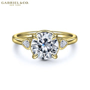 1.25ctr-2.00ctr Round Cut Natural Diamond Ring