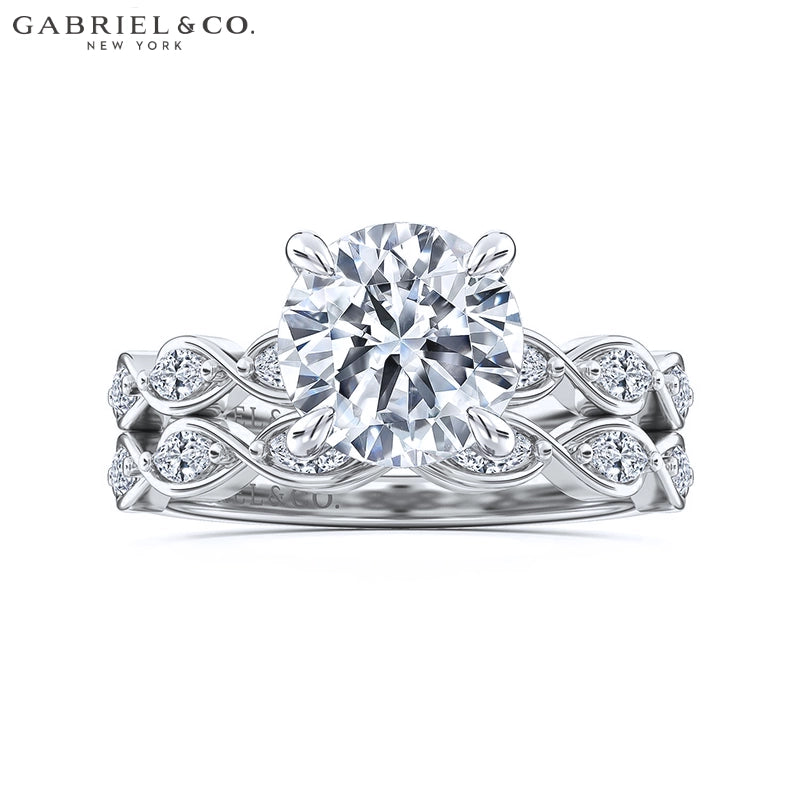 1.00ctr-2.00ctr Round Cut Natural Diamond Ring