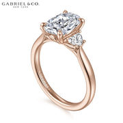 1.50ctr-3.00ctr Oval Cut Lab Grown Diamond Ring