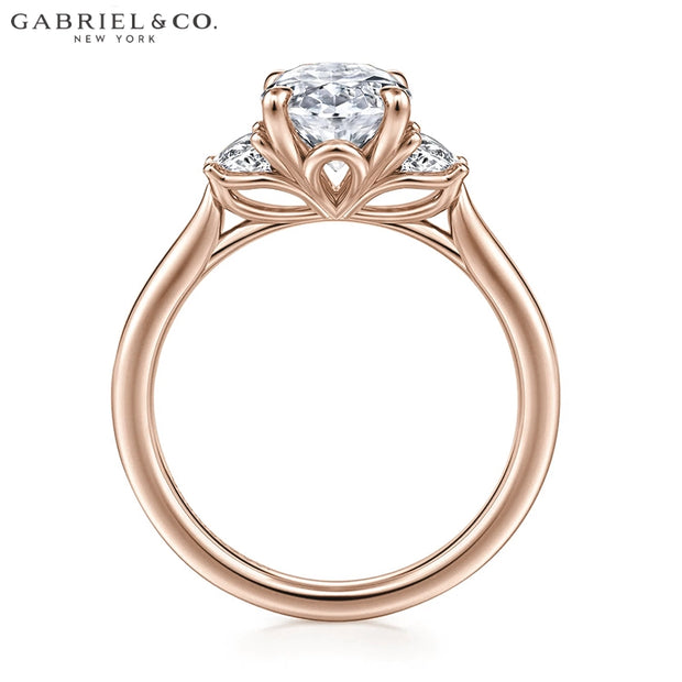 1.50ctr-3.00ctr Oval Cut Lab Grown Diamond Ring