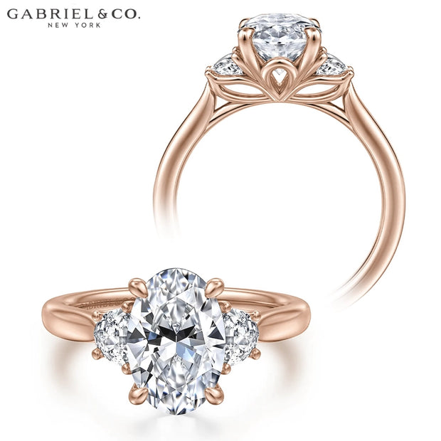 1.50ctr-3.00ctr Oval Cut Lab Grown Diamond Ring