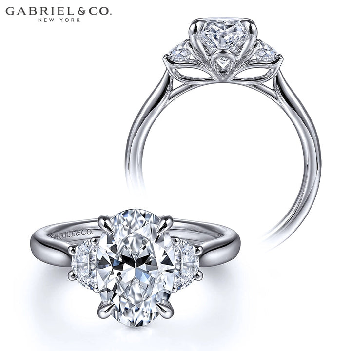 2.32ctw Oval Cut Lab Grown Diamond Ring