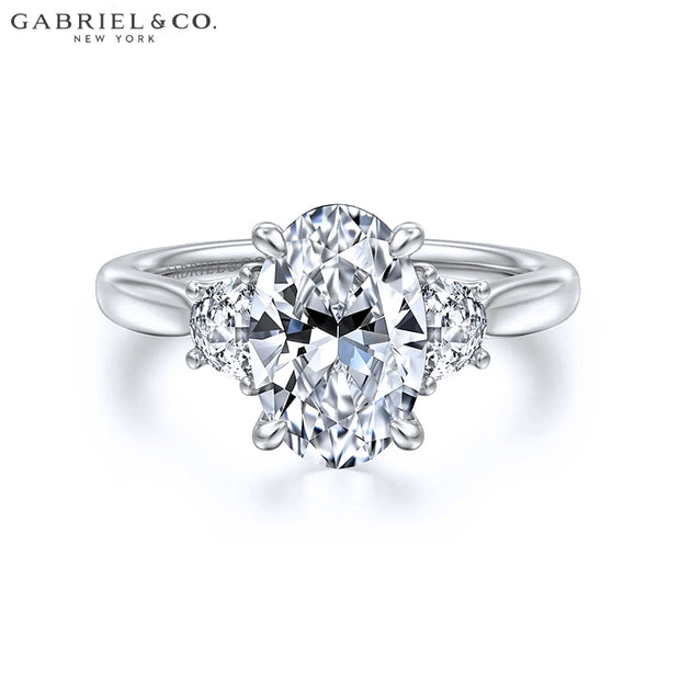 1.50ctr-3.00ctr Oval Cut Lab Grown Diamond Ring