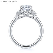 1.50ctr-3.00ctr Oval Cut Lab Grown Diamond Ring