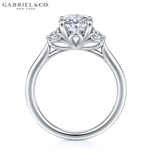 1.50ctr-3.00ctr Oval Cut Lab Grown Diamond Ring