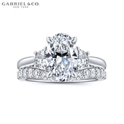 1.50ctr-3.00ctr Oval Cut Lab Grown Diamond Ring