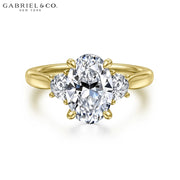 1.50ctr-3.00ctr Oval Cut Lab Grown Diamond Ring