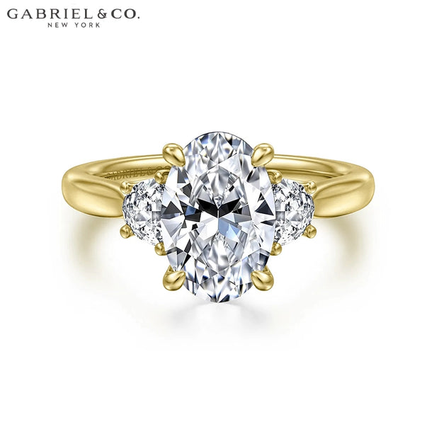 1.50ctr-3.00ctr Oval Cut Lab Grown Diamond Ring