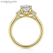 1.50ctr-3.00ctr Oval Cut Lab Grown Diamond Ring