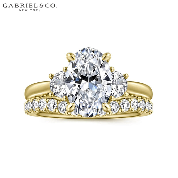 1.50ctr-3.00ctr Oval Cut Lab Grown Diamond Ring