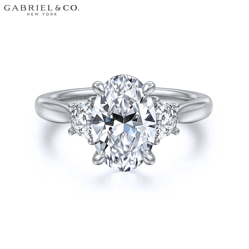 1.50ctr-2.00ctr Oval Cut Natural Diamond Ring Tailor Made