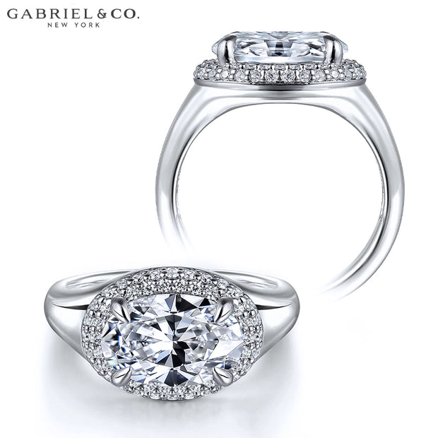 2.00ctr Oval Cut Diamond Customizable Ring