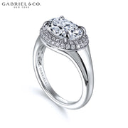 2.00ctr Oval Cut Diamond Customizable Ring