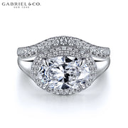 2.00ctr Oval Cut Diamond Customizable Ring