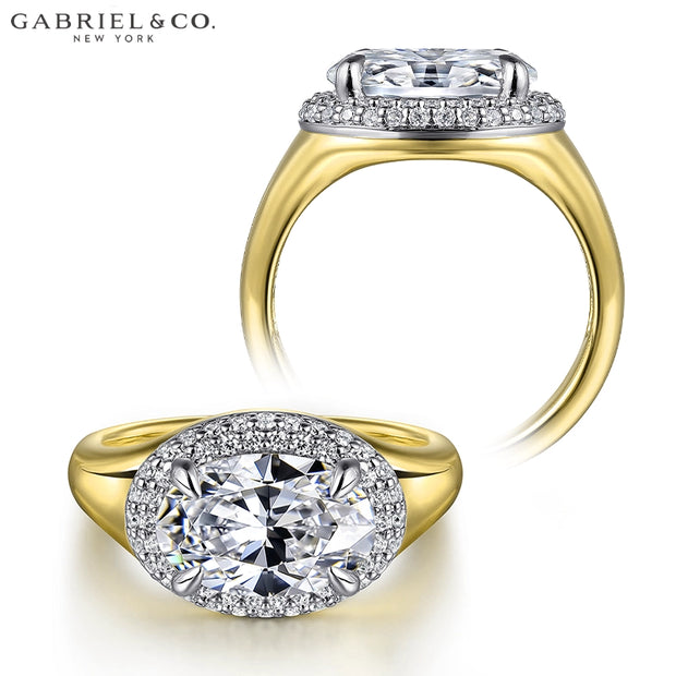 2.00ctr Oval Cut Diamond Customizable Ring