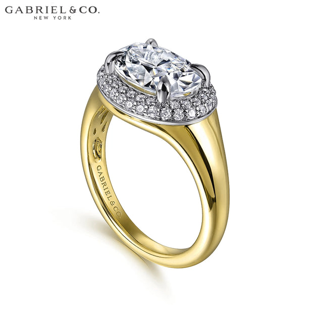 2.00ctr Oval Cut Diamond Customizable Ring