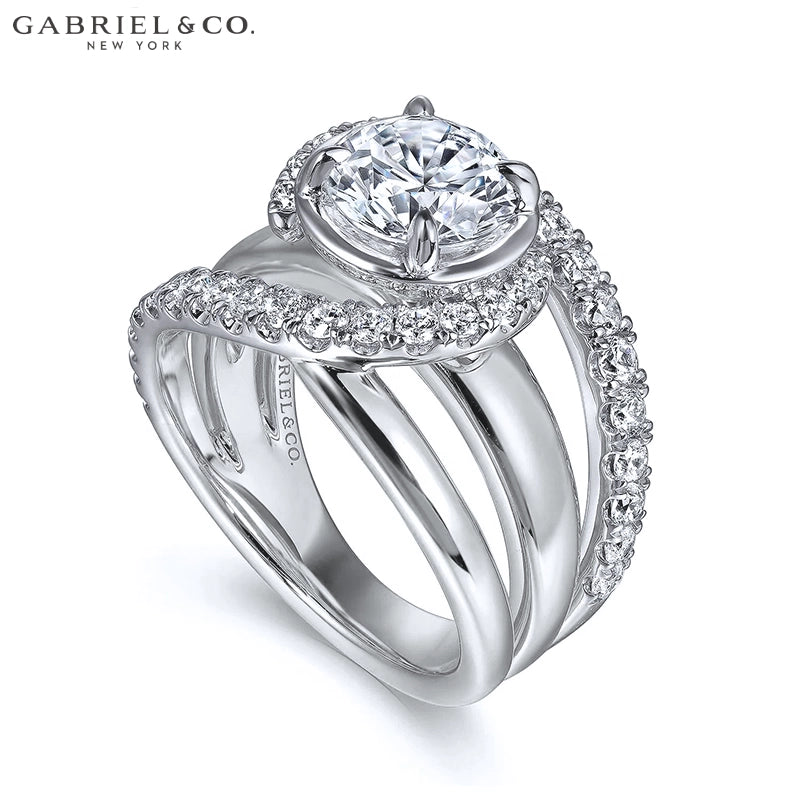 1.25ctr-2.00ctr Round Cut Natural Diamond Ring