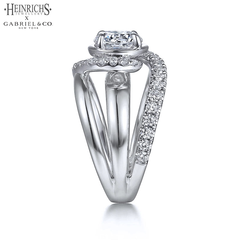 1.50ctr-2.00ctr Round Cut Lab Grown Diamond Ring