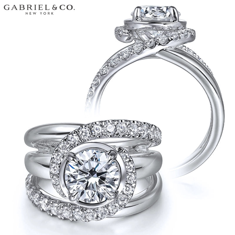 1.25ctr-2.00ctr Round Cut Natural Diamond Ring
