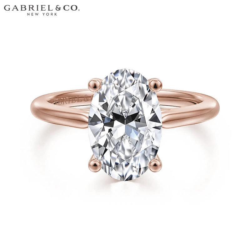 2.50ctr-5.00ctr Oval Cut Lab Grown Diamond Ring Tailor Made