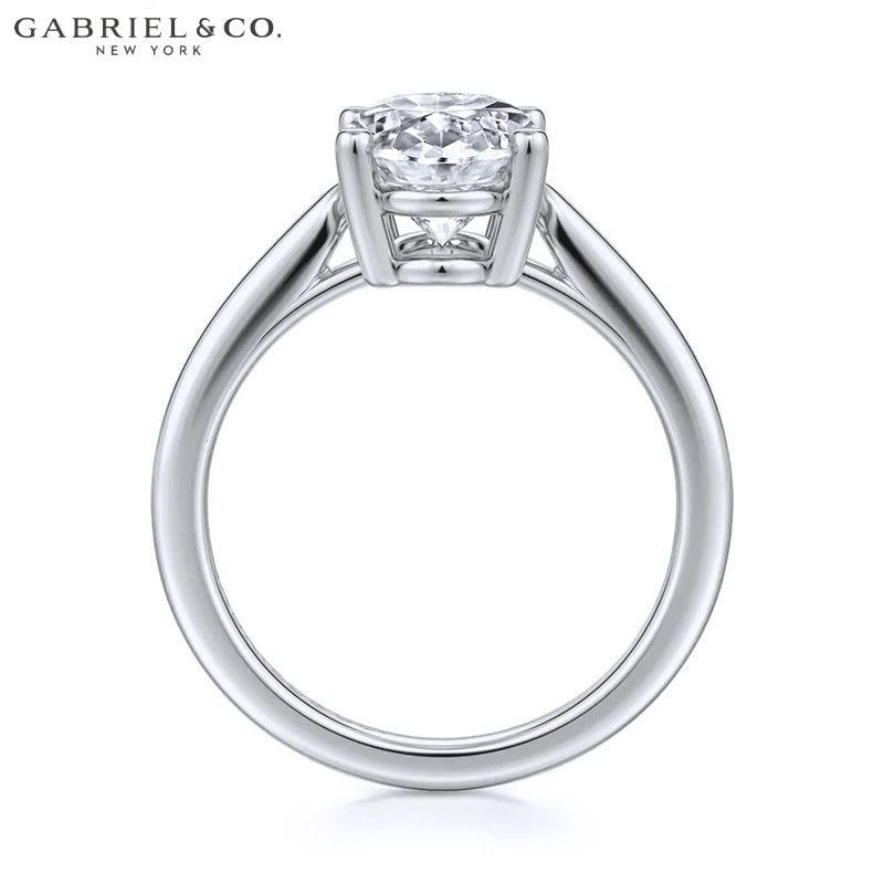 2.50ctr-5.00ctr Oval Cut Lab Grown Diamond Ring Tailor Made