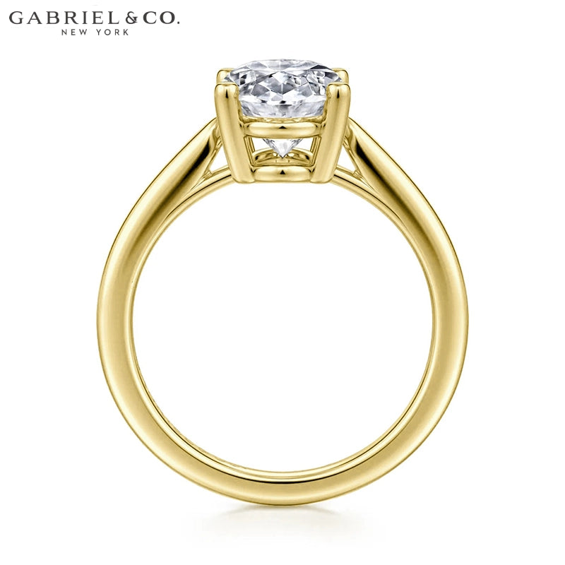 2.50ctr-5.00ctr Oval Cut Lab Grown Diamond Ring Tailor Made
