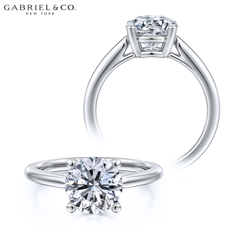 1.00ctr-2.00ctr Round Cut Lab Grown Diamond Ring Tailor Made