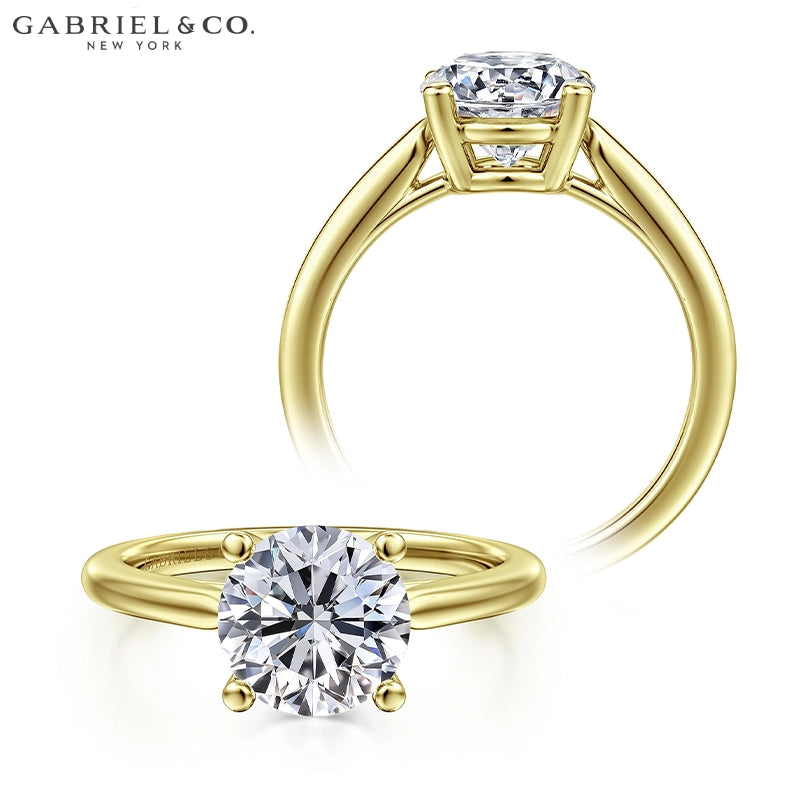 1.00ctr-2.00ctr Round Cut Lab Grown Diamond Ring Tailor Made