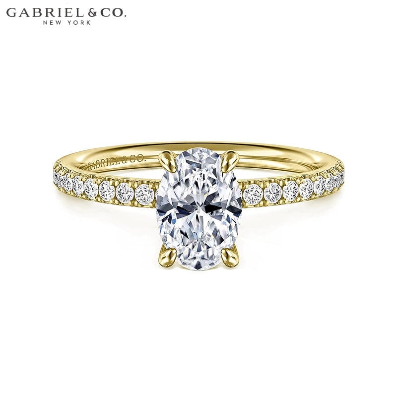 1.30ctw Oval Cut Lab Grown Diamond Ring
