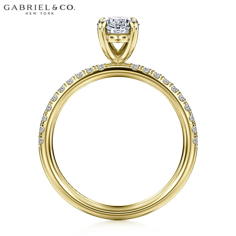 1.30ctw Oval Cut Lab Grown Diamond Ring