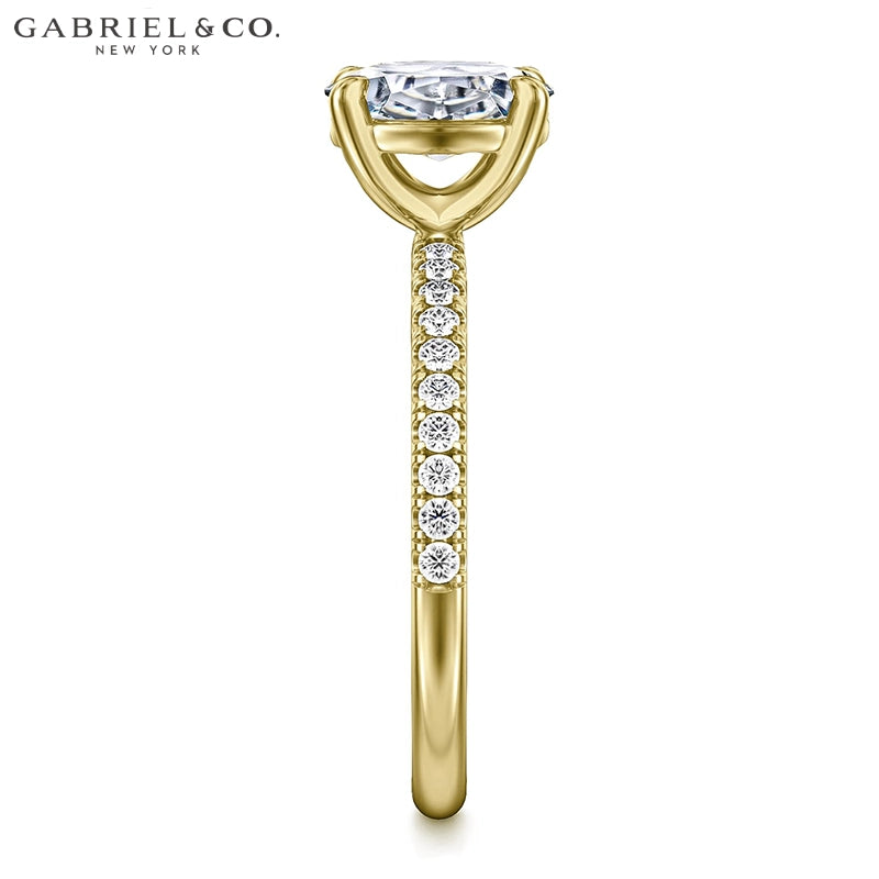1.30ctw Oval Cut Lab Grown Diamond Ring