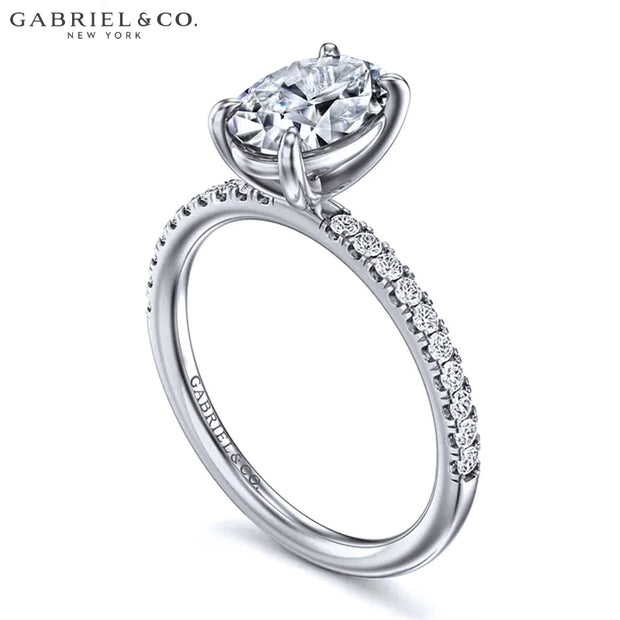 1.77ctw Oval Cut Lab Grown Diamond Ring