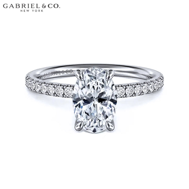 1.77ctw Oval Cut Lab Grown Diamond Ring