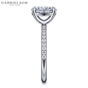 1.77ctw Oval Cut Lab Grown Diamond Ring