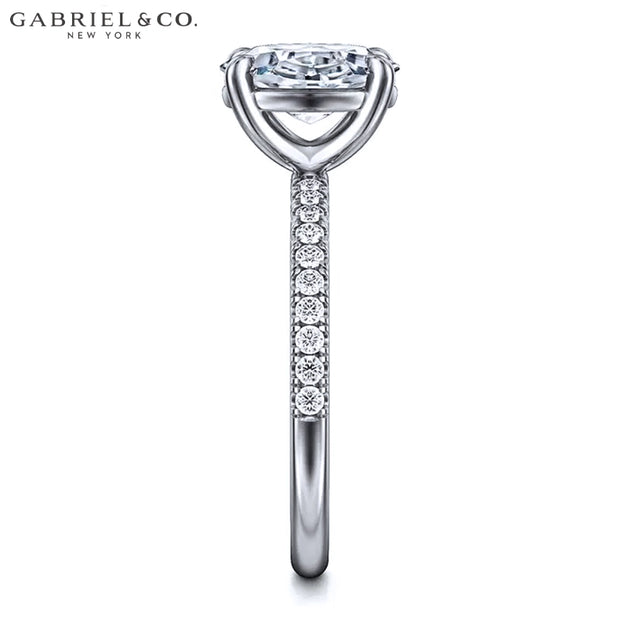 1.77ctw Oval Cut Lab Grown Diamond Ring